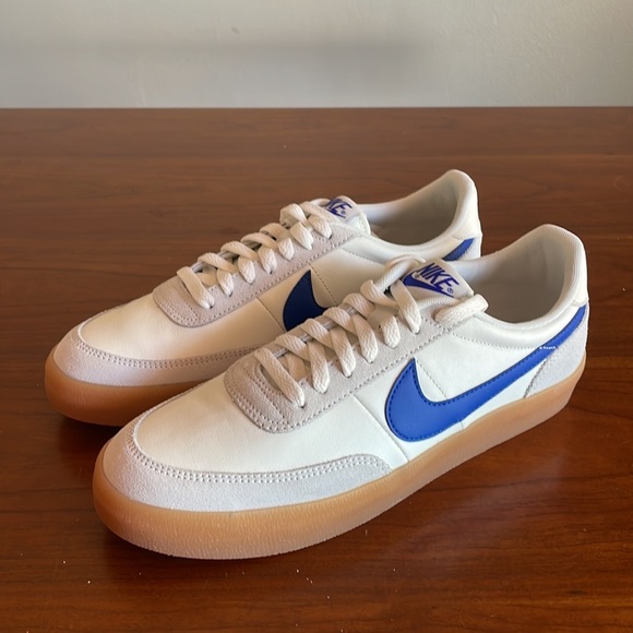 Nike Killshot 2 Leather Sail Hyper Blue Mens 432997-124 NWOB - Picture 4 of 5